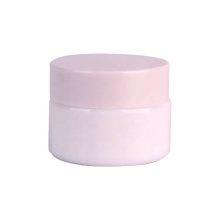 high end 15ml  white porcelain glass jar with inner liners and lids for cosmetic porcelain cream jar